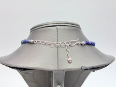 Jay King Sterling Silver Sodalite Necklace Earrings Set
