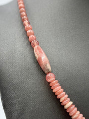 Jay King Sterling Silver Rhodochrosite Bead Necklace, 18"
