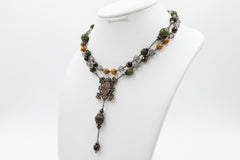 Connemara Marble Mother's Love Bronzetone Rosary