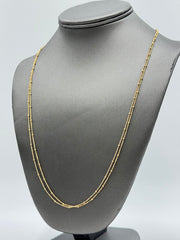 Made by Malyia Perpetual 14K Gold-Filled Beaded Chain Wrap Necklace, 50"