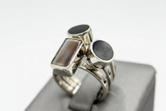 Soko Solitaire Ring Stack, Size 6