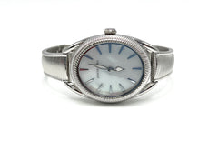 Judith Ripka Silvertone Marni Mother of Pearl Bracelet Watch 8" Fit [Lot of 35]