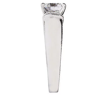 Epiphany Diamonique 100-Facet Fancy Gallery Ring Size 10