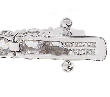 Epiphany Diamonique 100-Facet Platinum-clad Classic Tennis Bracelet, 7-1/4"L