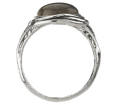 Or Paz Sterling Silver Labradorite Bypass Ring Size 5