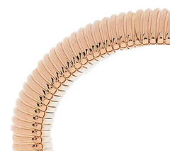 Bronzo Italia Average Bold Polished Tubogas Cuff Bracelet, Size 6-1/2