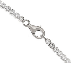 Diamonique Sterling Silver Everyday Tennis Bracelet 8"
