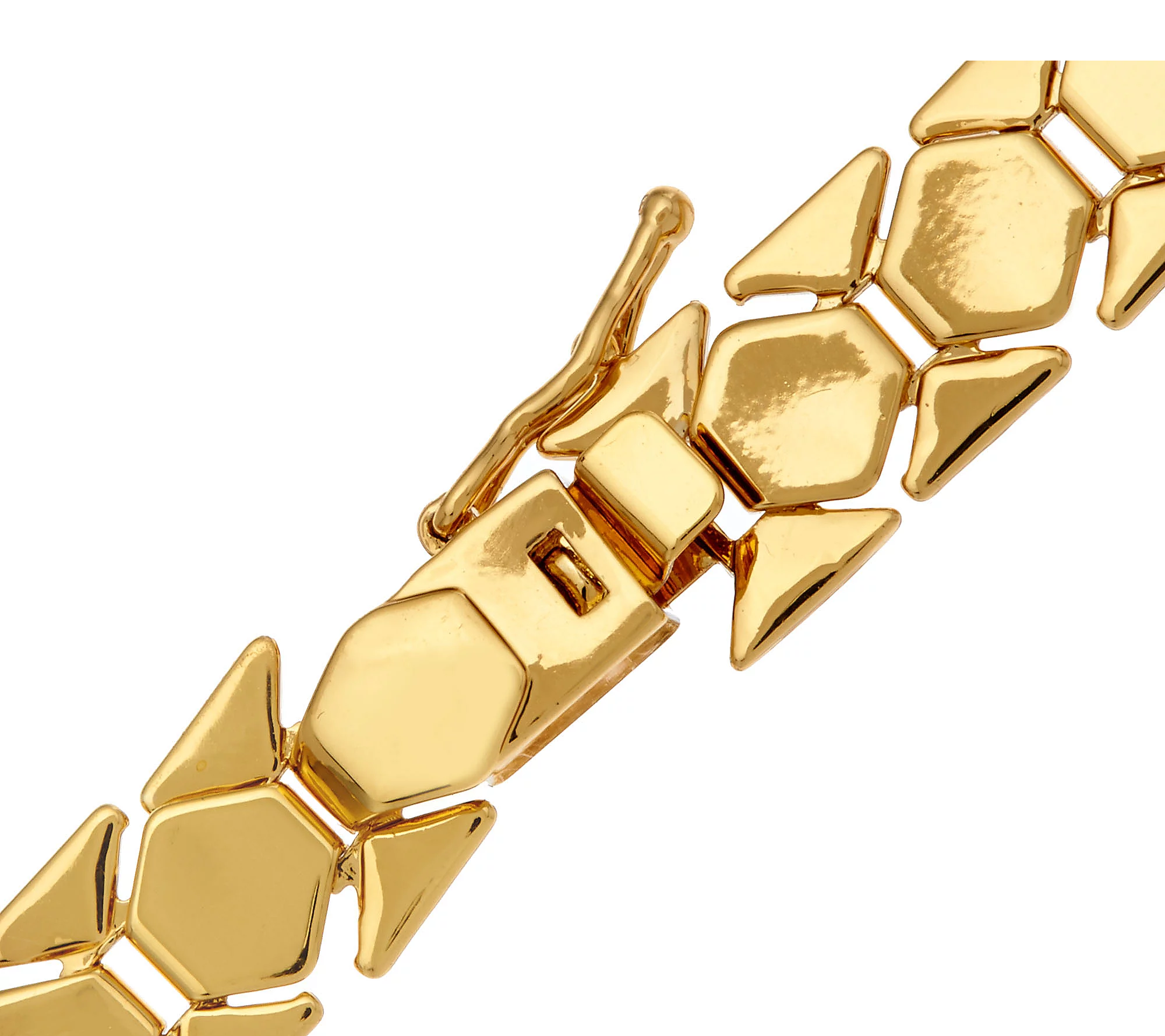 Goldtone Stella Valle Logo Chain Necklace by Lori Greiner Necklace 16"