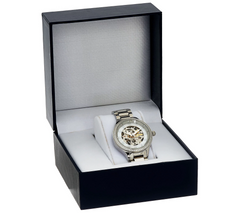 Stainless Steel Round Case Bracelet Strap Watch