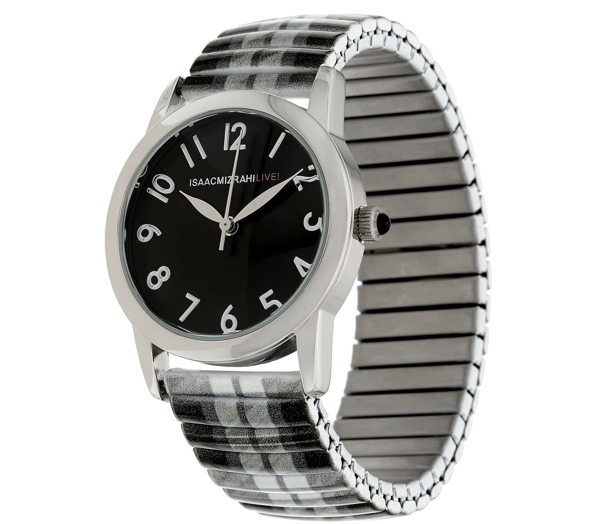 Isaac Mizrahi Live! Plaid Expansion Black Watch Avg