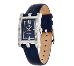 Judith Ripka Stainless Steel Versailles Diamonique Baguette Watch