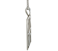 Zymbol Inspirational Stainless Steel Pendant Necklace Large Pendant