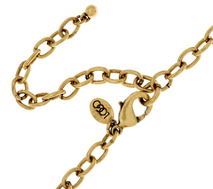 LOGO Links by Lori Goldstein Mixed Stone Statement Antiqued Goldtone Necklace