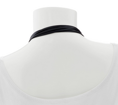 Polished Collar and Tassel Necklace