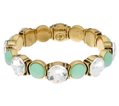 LOGO Links by Lori Goldstein Rounded Stone Stretch Bracelet