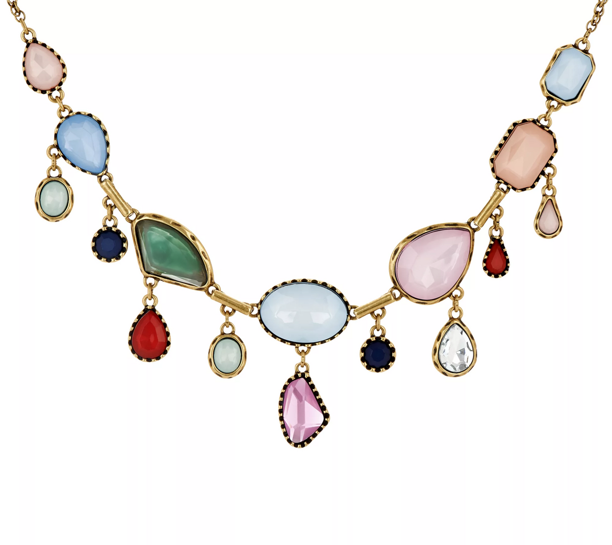 LOGO Links by Lori Goldstein Assorted Shapes Hanging Necklace