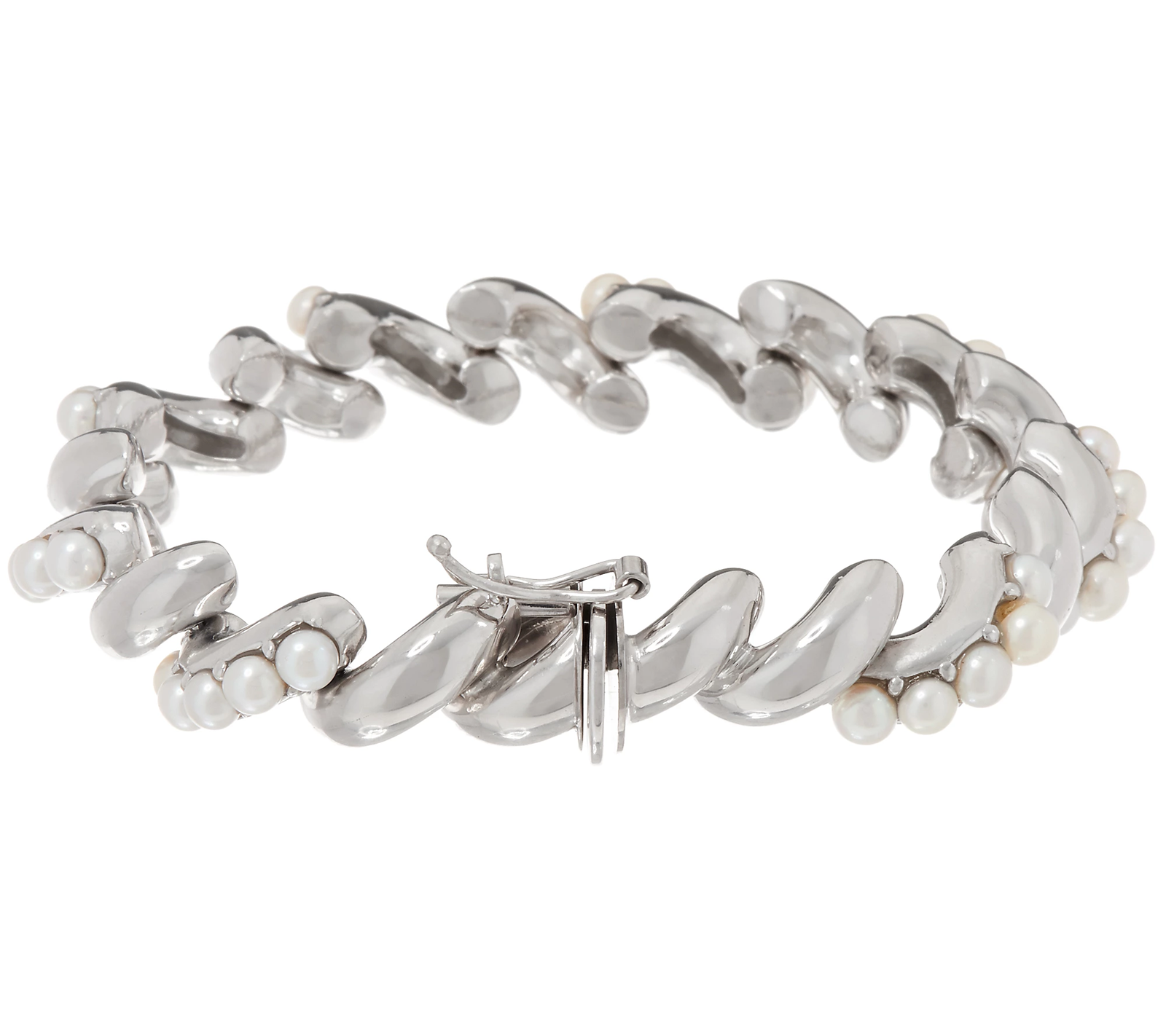 Honora Cultured Pearl Sterling San Marco Bracelet
