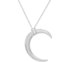 RLM Bronze Moon White Bronze Pendant Necklace 26"