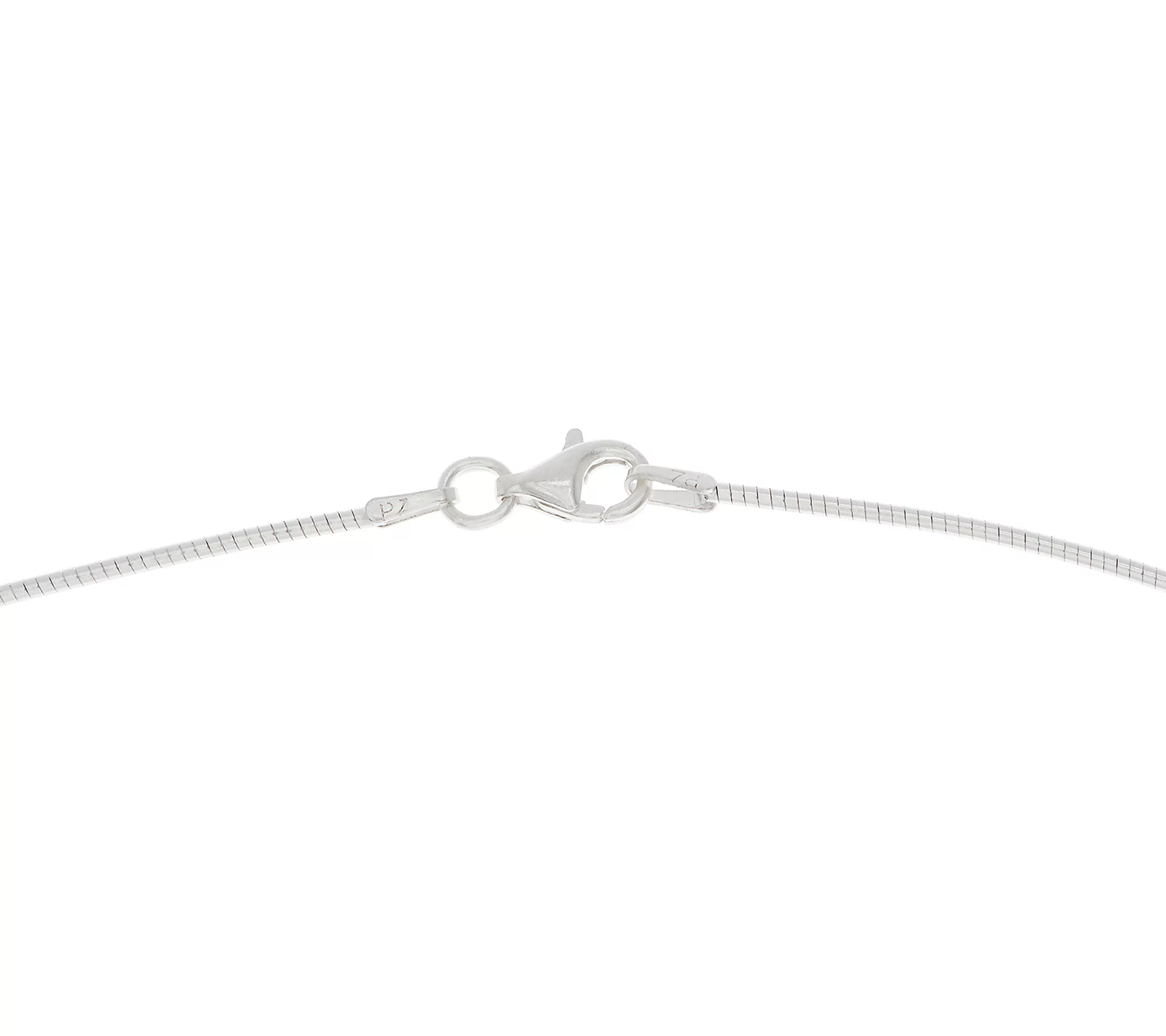 Or Paz Sterling Silver Charoite Square Pendant with Omega