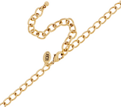 LOGO Links by Lori Goldstein Colorful Estate Antique Goldtone Necklace