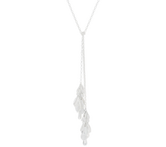 RLM White Bronze Shaky Lariat Necklace