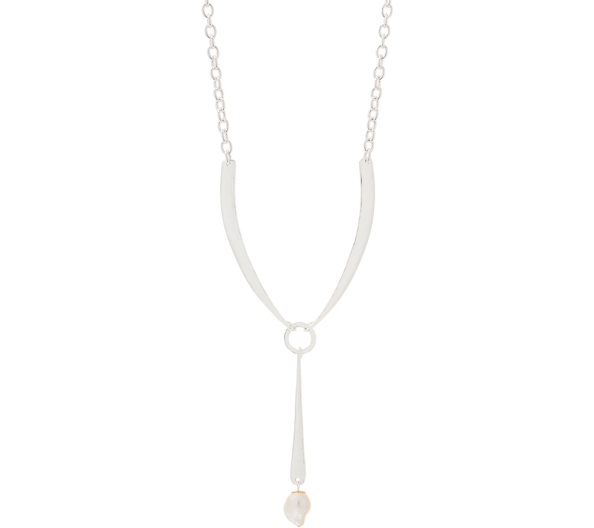 RLM Bronze Cultured Freshwater Pearl Lariat Necklace