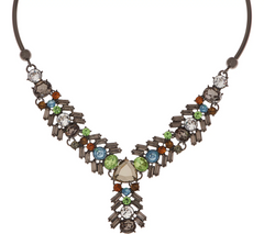 LOGO Links by Lori Goldstein Phoenix Hardwire Gunmetal Necklace