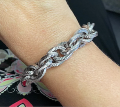 Judith Ripka Verona Tripla Sterling Silver Bracelet Small