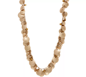 Joan Rivers 34" Gold Tone Metal Discs Necklace with 3" Extender