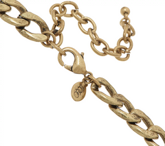 LOGO Links by Lori Goldstein Mixed Stone Curb Link Necklace