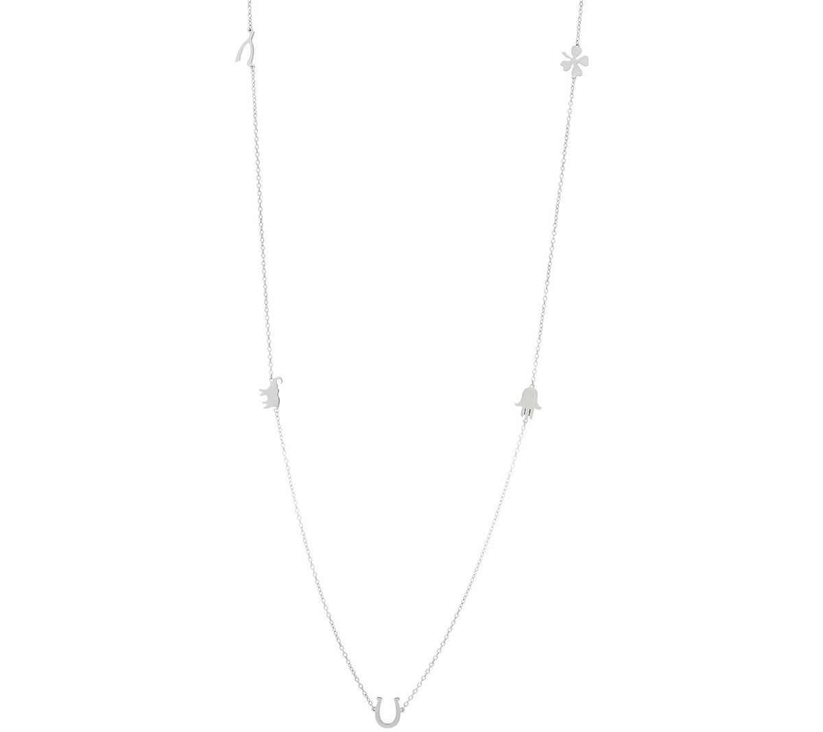 JZ by Jennifer Zeuner Sterling Silver Icon Necklace