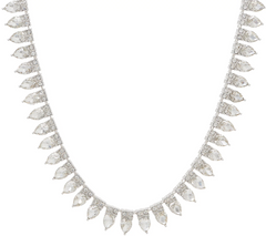 LOGO Links by Lori Goldstein Crown Silver Tone Necklace