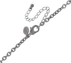 LOGO Links by Lori Goldstein Extravagant Burst GunMetal Necklace