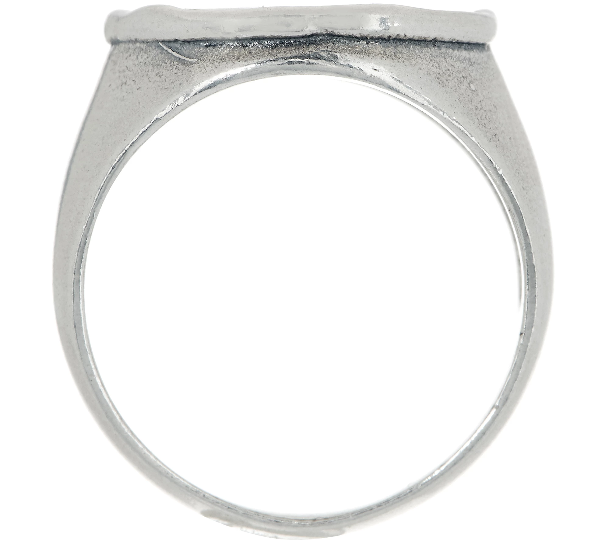 Or Paz Sterling Silver Signet Ring, Size 7