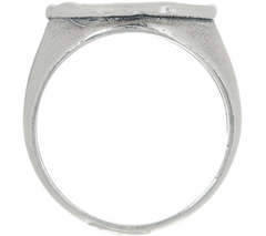 Or Paz Sterling Silver Signet Ring, Size 7