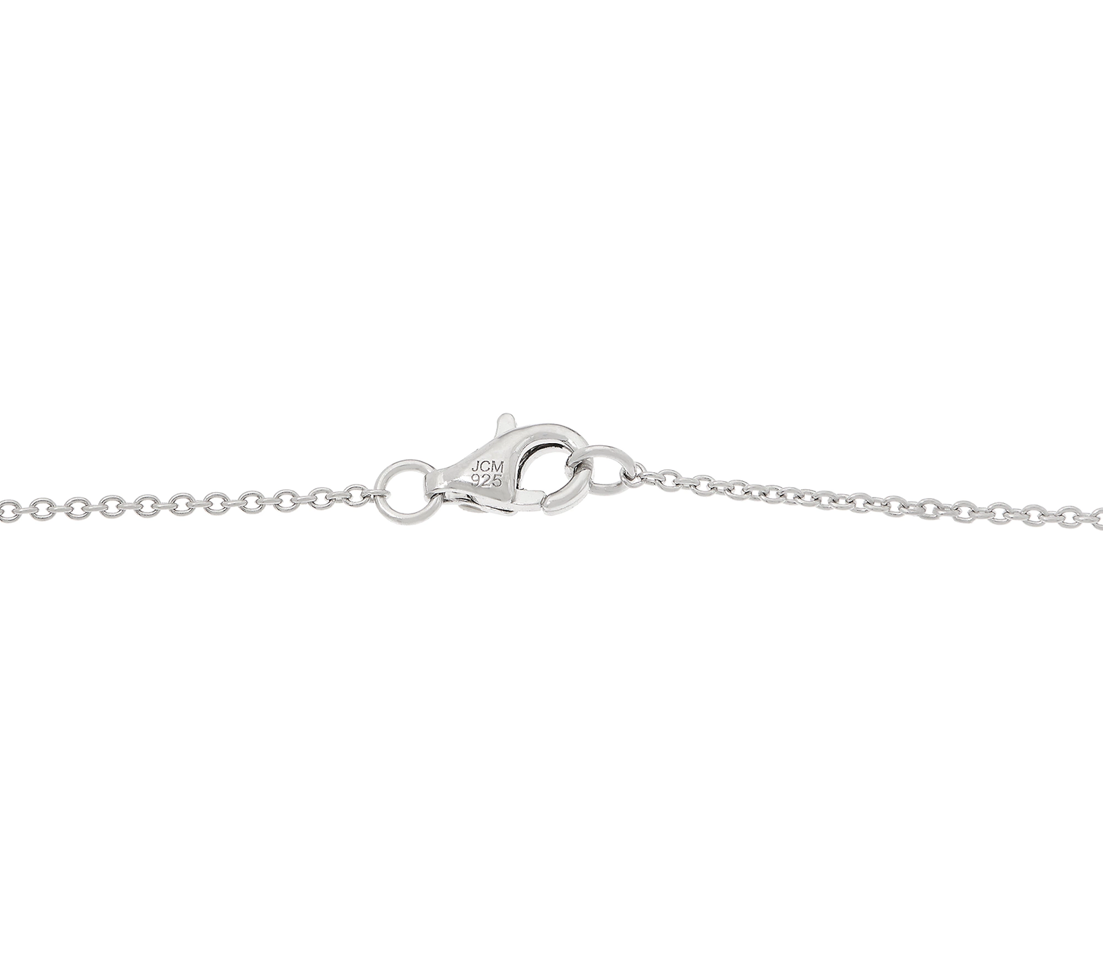 Mickey's 90th Birthday Diamonique Love Necklace, Sterling Silver