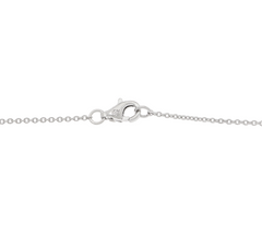 Mickey's 90th Birthday Diamonique Love Necklace, Sterling Silver