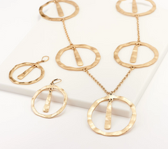 Linea by Louis Dell'Olio Tangiers Russian Gold Necklace Set