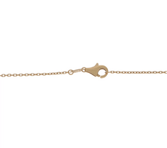 Charmbar Diamonique Initial Pendant 14K Gold Clad sterling silver, A Initial