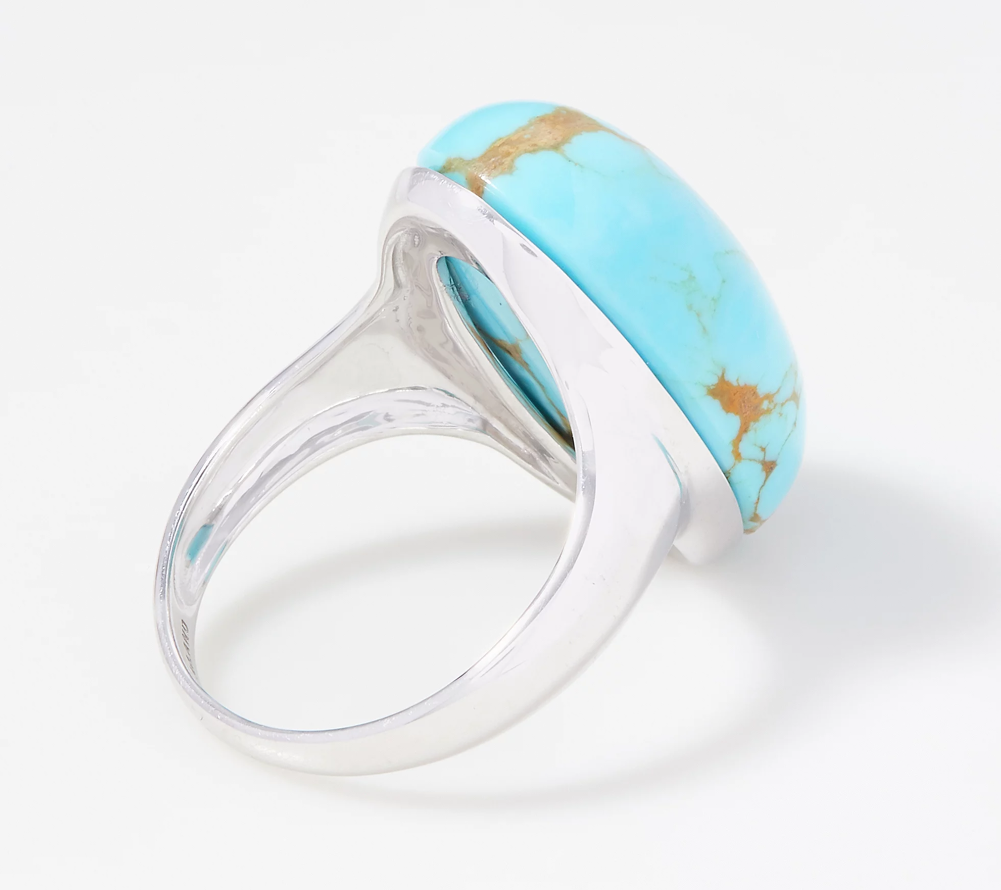 Kingman Turquoise Ring, Sterling Silver, Size 7