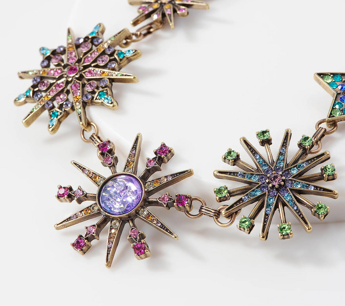 Collar Kirks Folly Rainbow Star Rosetone