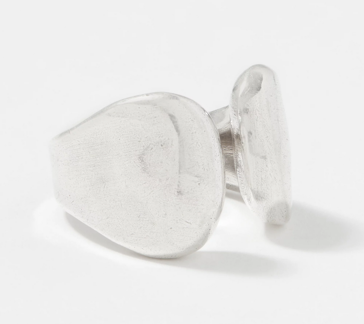 Anillo UNOde50 de plata de ley con alto brillo (no coincidente, talla 6)