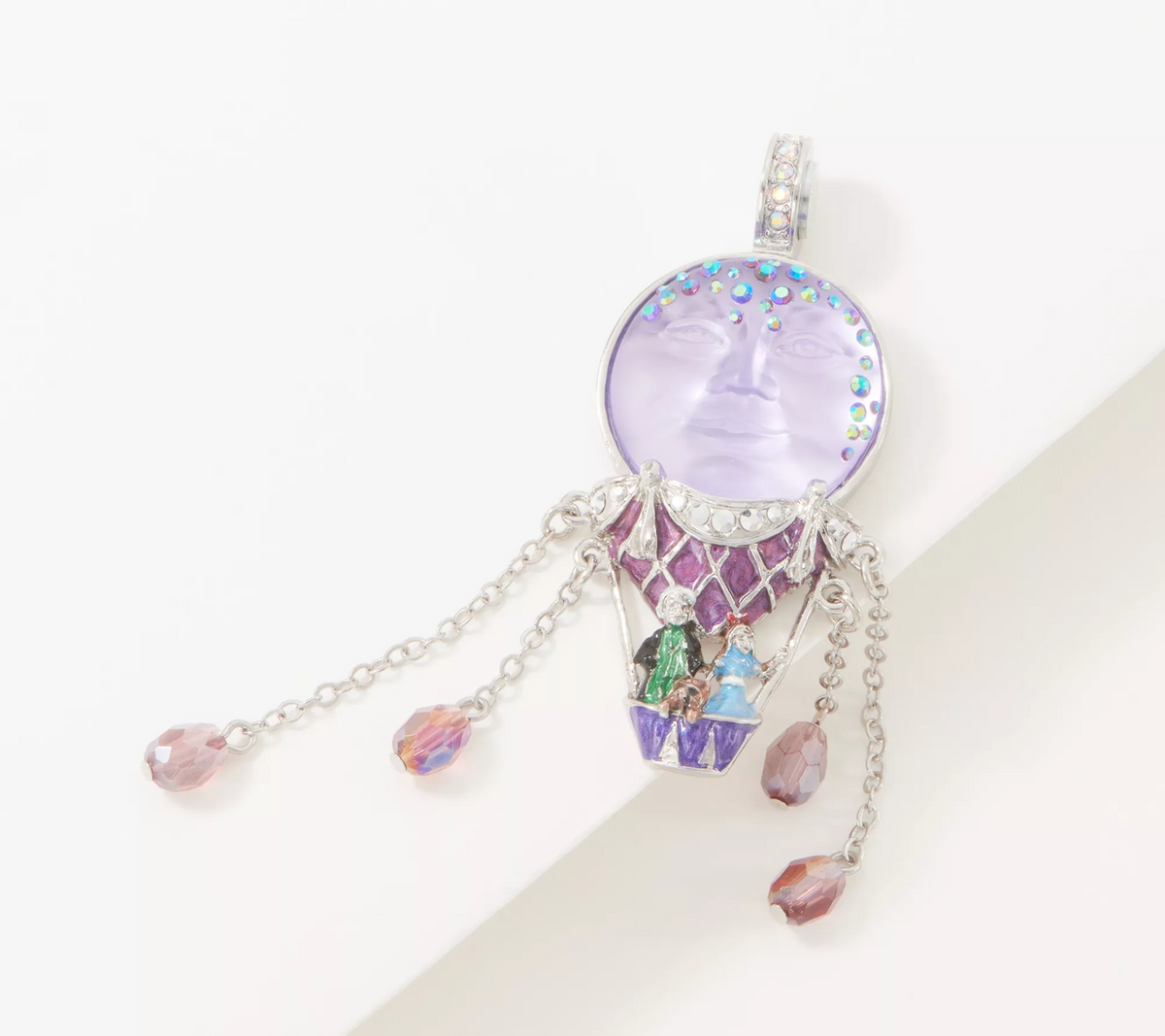 Kirks Folly Goddess Moon No Place Like Home Magnetic Silvertone Enhancer