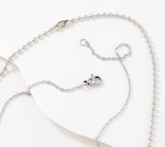 Vintage Sparrow S/2 Silver " Love: Love Wins" Pendant Necklaces