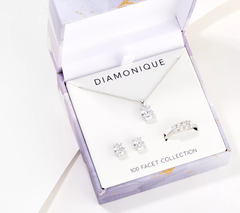Diamonique 100-Facet Choice of Oval Cut Giftable Collection