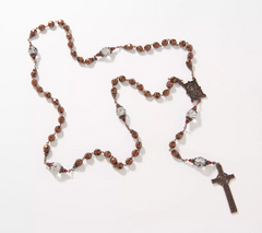 Connemara Marble Book of Kells Antiqued Finished Rosary