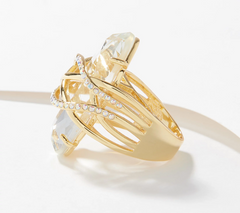 Anillo Kirks Folly Starfire dorado, talla 5