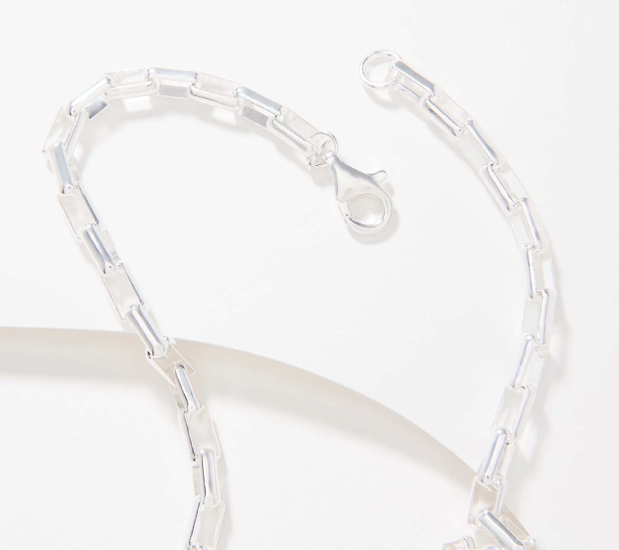 UltraFine Silver 18" Polished Bold Link Necklace, 32.5g