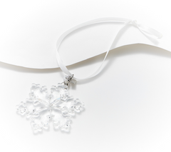 Diamonique x Lisa Mason Sterling Silver Snowflake Holiday Set