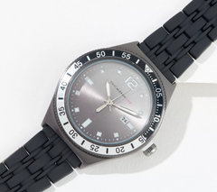 Isaac Mizrahi Live! Black Sport Bezel Watch